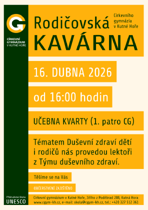 Rodičovská kavárna 16. 4. 2026